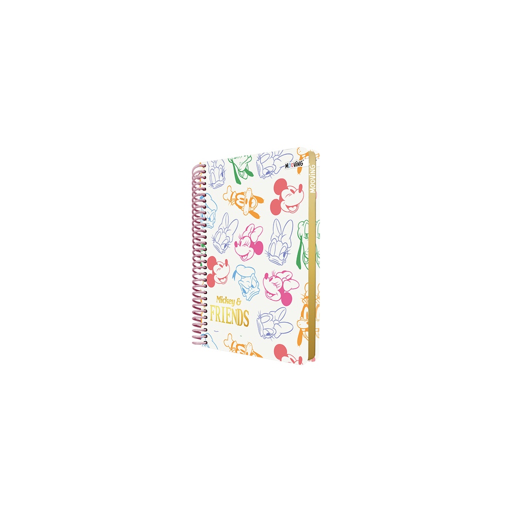 CUADERNO MOOVING POCKET 12X14.5 96 HOJAS MICKEY Y FRIENDS