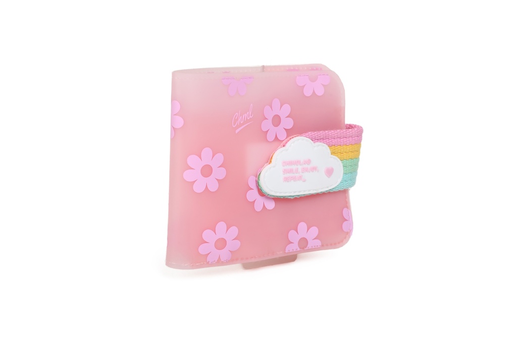 BILLETERA SOFT RAINBOW LIGHT PINK