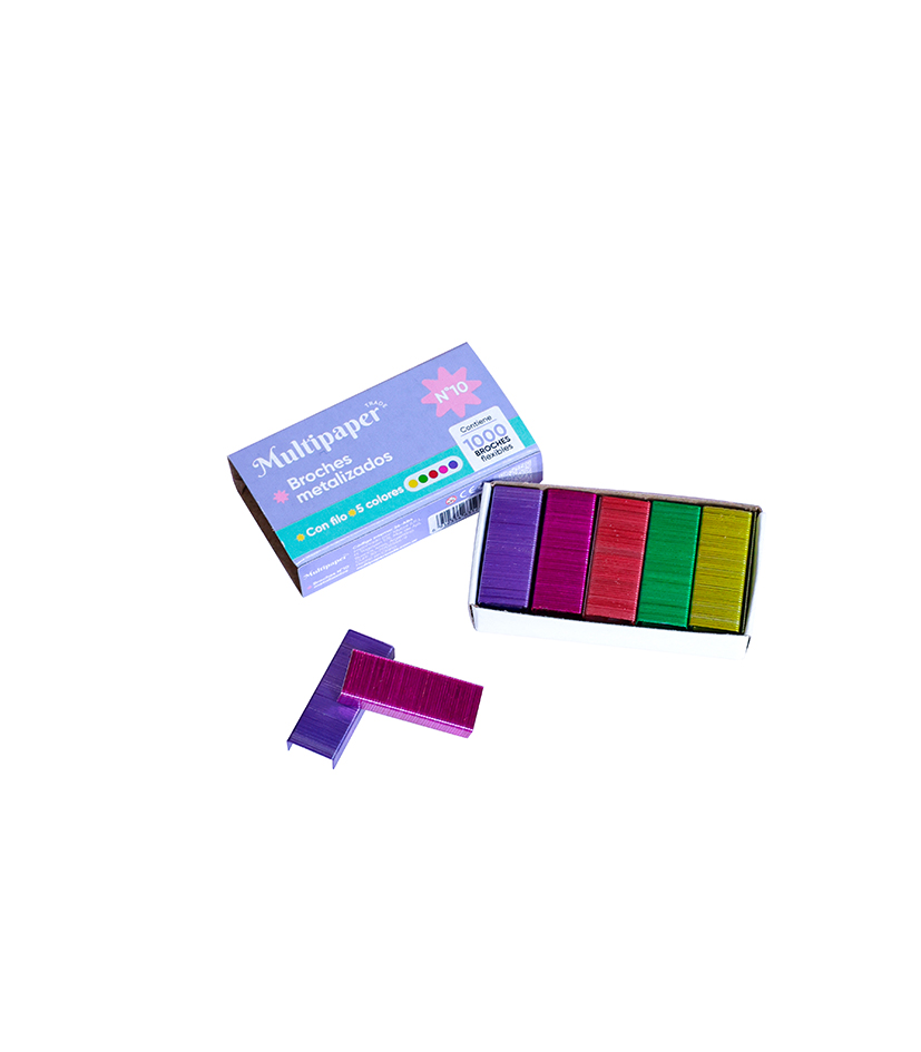 BROCHES MP METALIZADO 10/50 X1000