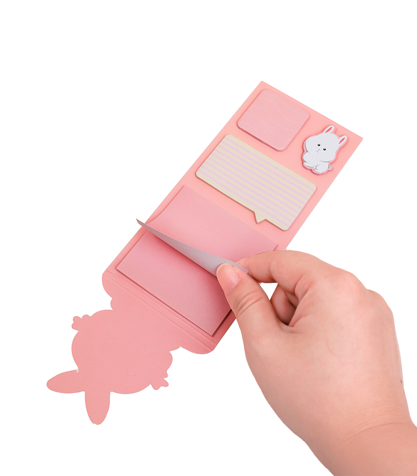 NOTAS ADHESIVAS CON SEÑALADOR MP 80HOJAS CUTE ANIMALS