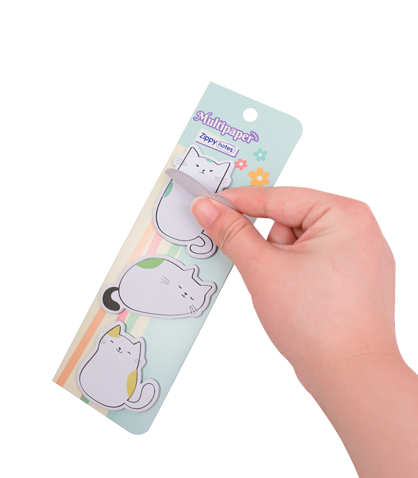 NOTAS ADHESIVAS MP 60HOJAS MINI CATS 2