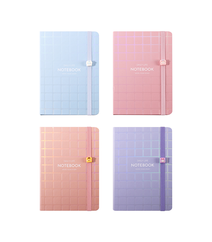 LIBRETA MP TAPA DURA A5 3D PATCH KAWAII 96 HOJAS