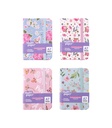 LIBRETA MP TAPA DURA A7 FLOWERS 96 HOJAS