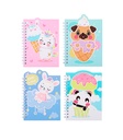 CUADERNO MP CON ESPIRAL KAWAII ANIMALS 13X18 60HOJAS