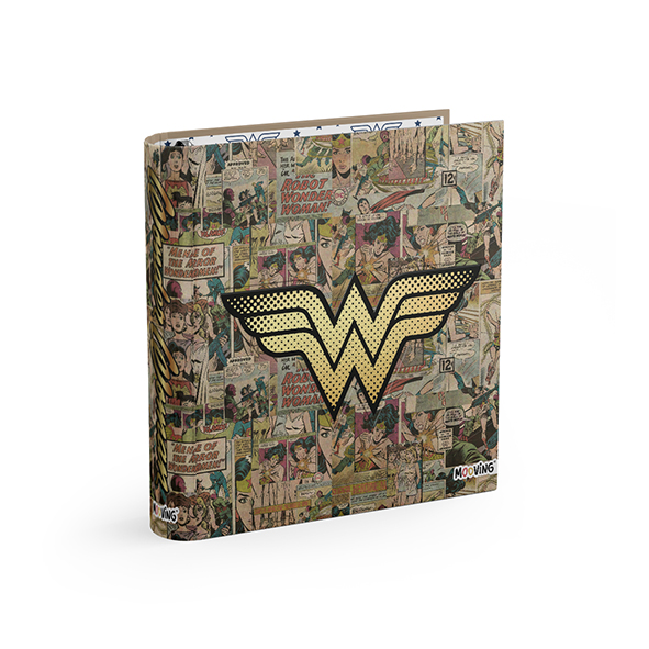 CARPETA 3X40 MOOVING WONDER WOMAN