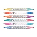 RESALTADOR FILGO DOBLE PUNTA 2.0 X6 SURTIDO