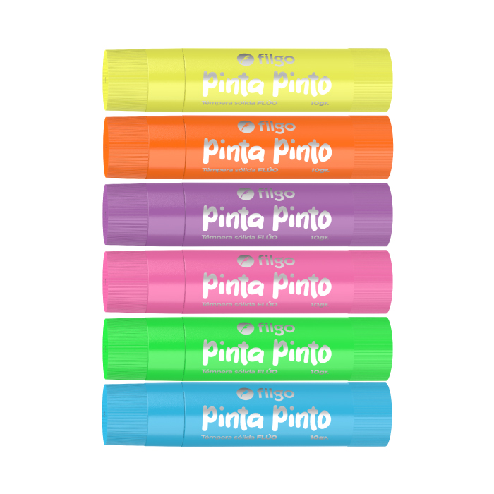 TEMPERA SOLIDA FILGO PINTO X6 FLUO