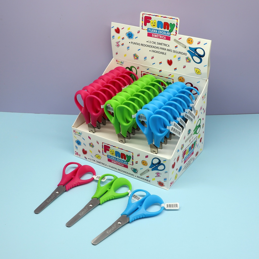 TIJERA KIRUKI FUNNY 12CM X24