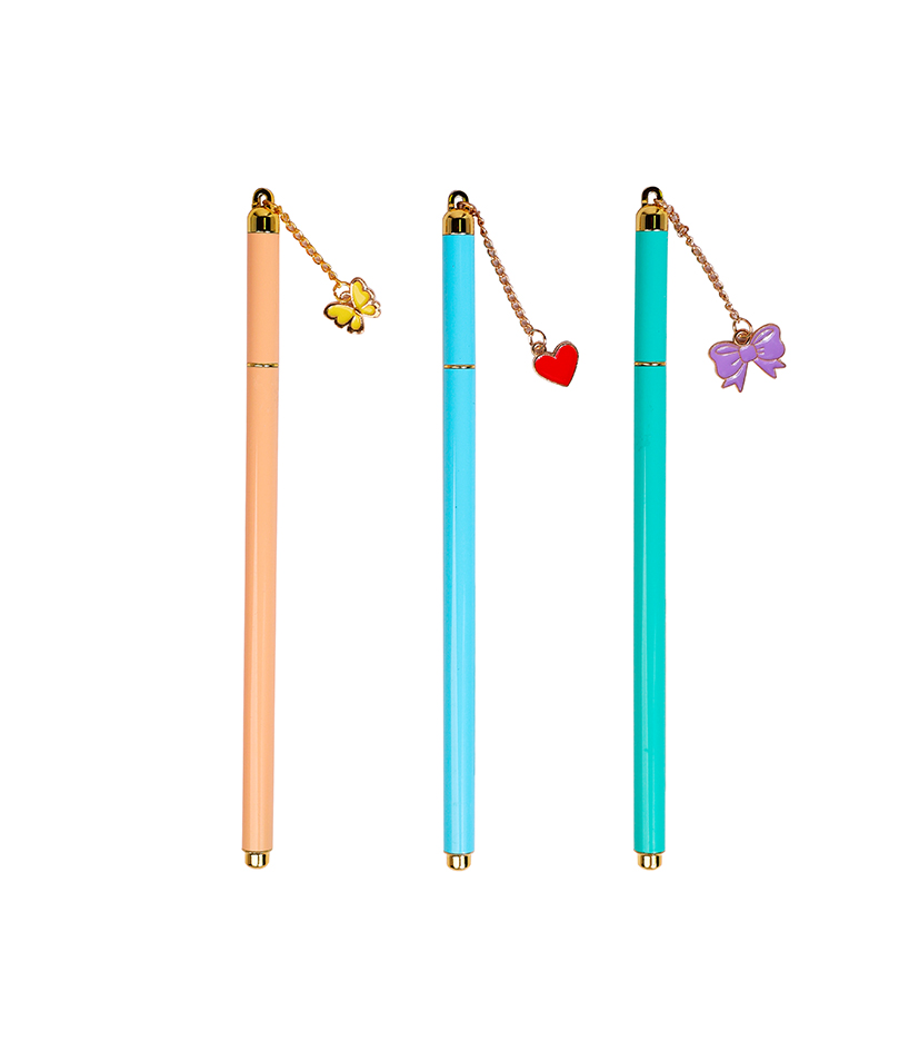 BOLIGRAFO MP METALICO CON TAPA DIJE X1