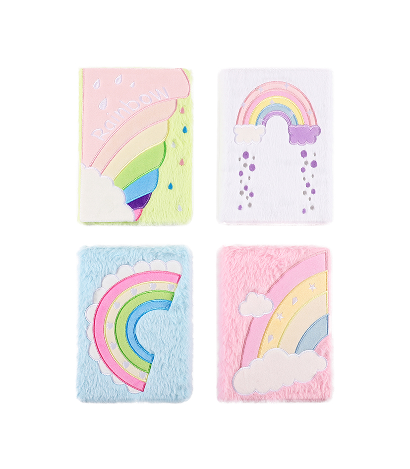 LIBRETA MP TAPA DURA A5 3D PLUSH SKY X96 HOJAS RAYADAS