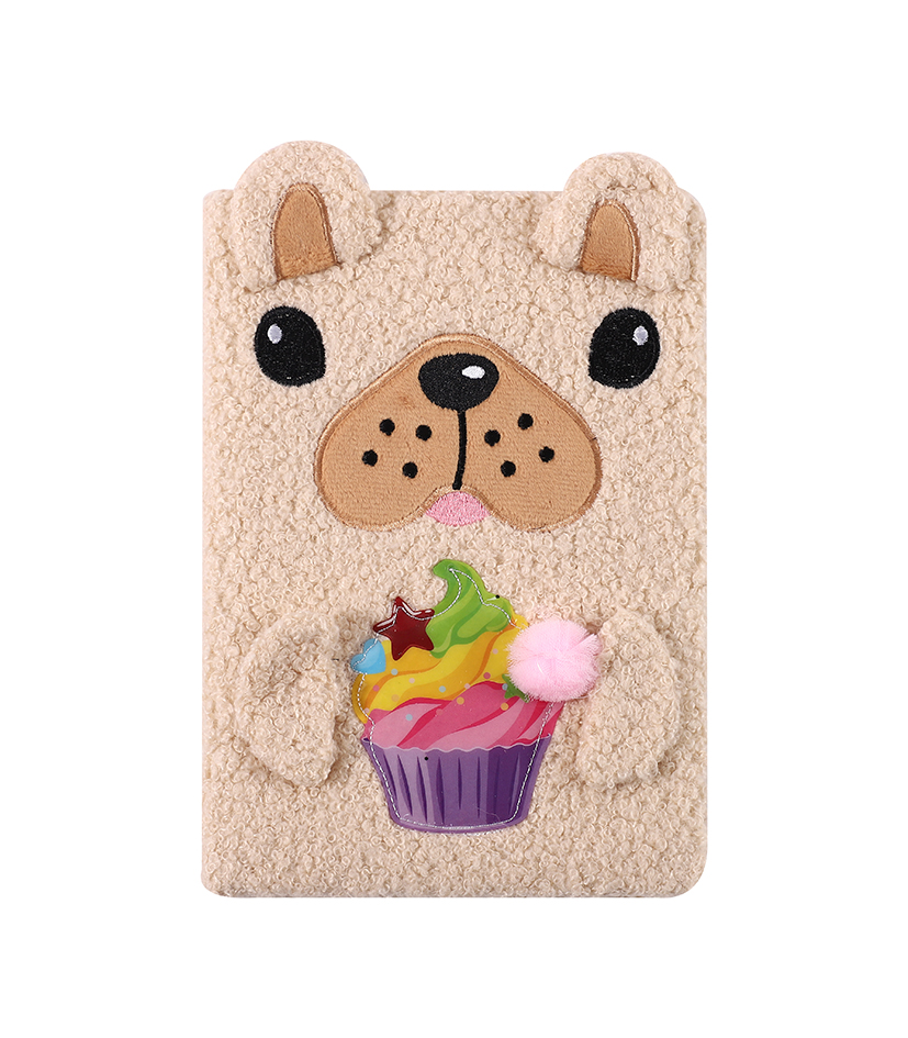 LIBRETA MP A5 3D PLUSH BEAR X96 HOJAS RAYADAS