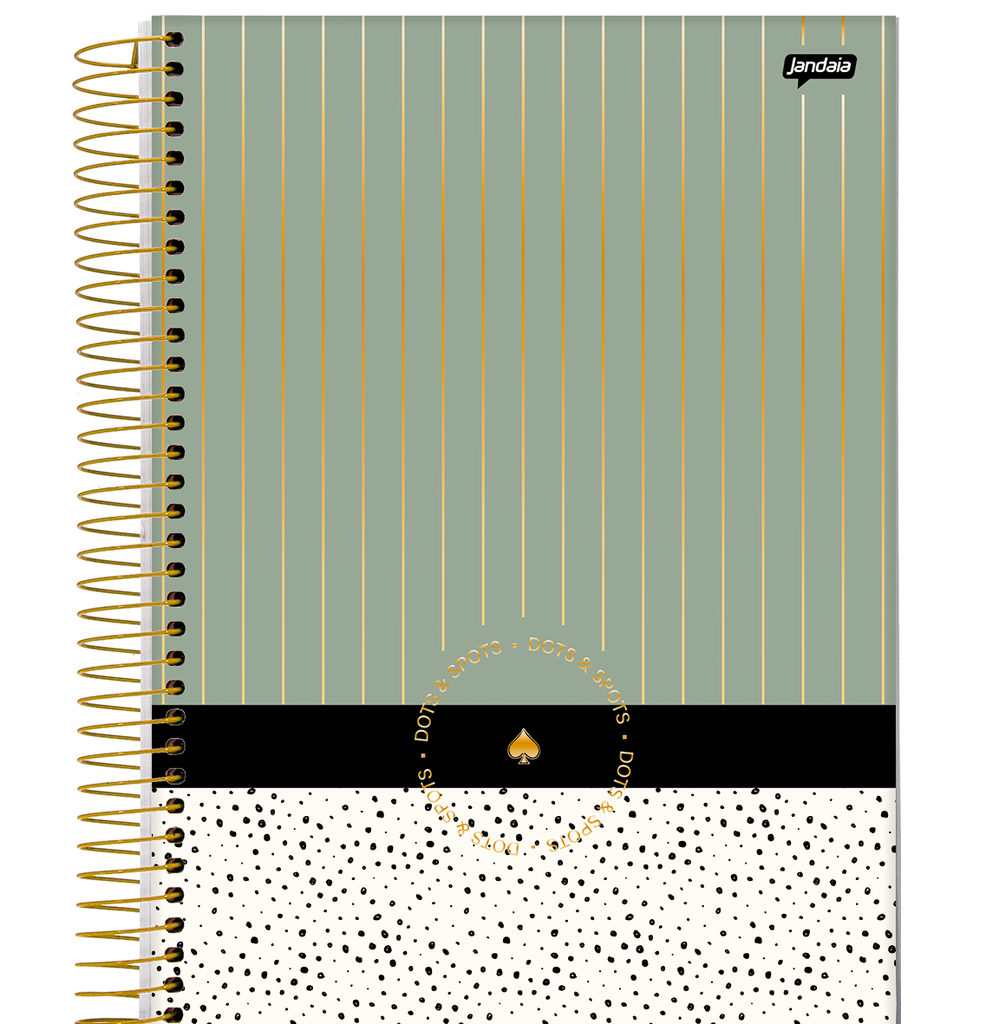 CUADERNO JANDAIA UNIVERSITARIO TAPA DURA  80 HOJAS RAYADAS DOTS Y SPOTS
