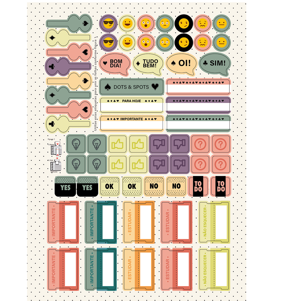 CUADERNO JANDAIA UNIVERSITARIO TAPA DURA  80 HOJAS RAYADAS DOTS Y SPOTS