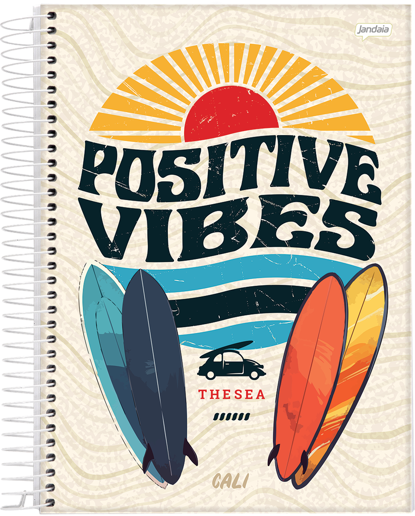 CUADERNO JANDAIA UNIVERSITARIO TAPA DURA  80 HOJAS RAYADAS MALIBU CALI