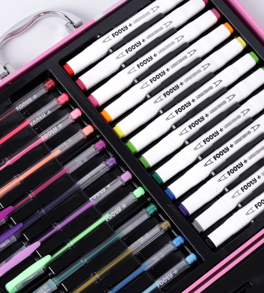 SET DE ARTE FOOTY HAPPY COLOURS DYE HEART