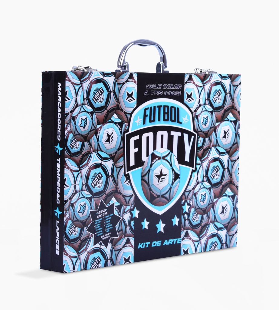 SET DE ARTE FOOTY HAPPY COLOURS FUTBOL