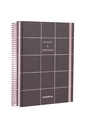 CUADERNO FW 16X21 INFINITY BOOK PREMIUM 96 HOJAS RAYADAS NEON PINK