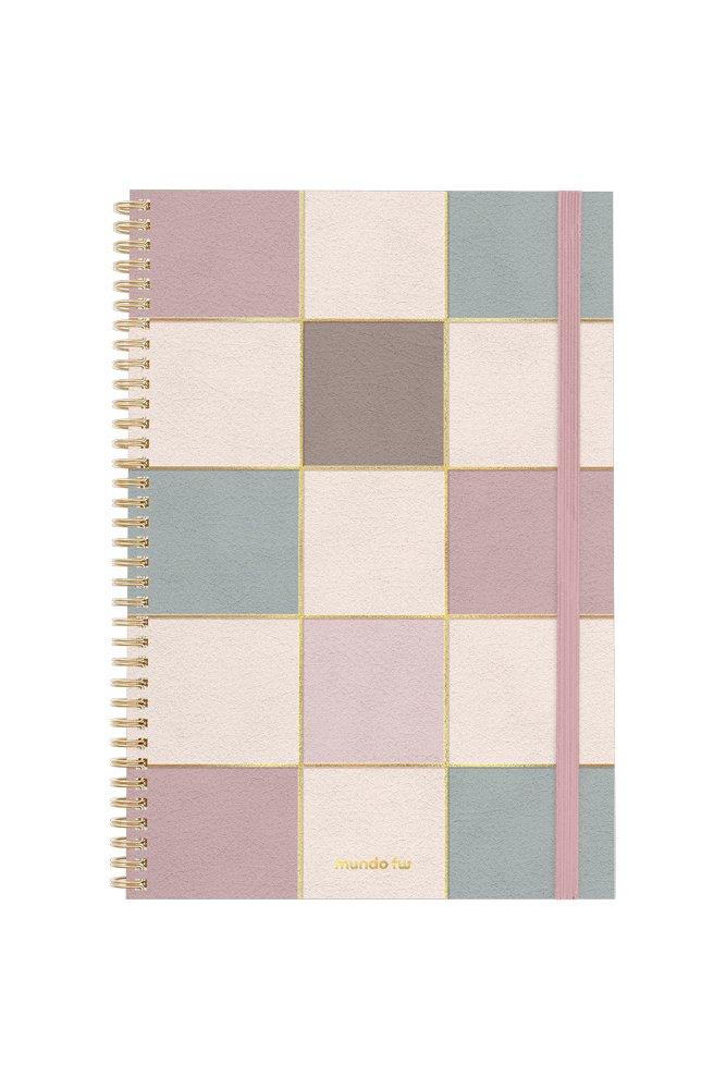 CUADERNO FW A4 INFINITY BOOK PREMIUM 120 HOJAS RAYADAS NEON PINK