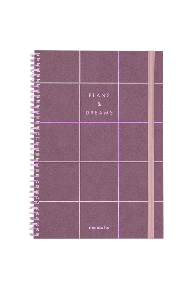 CUADERNO FW A4 INFINITY BOOK PREMIUM 120 HOJAS RAYADAS NEON PINK