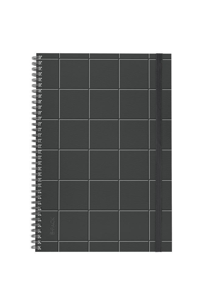 CUADERNO FW B-PACK A4 SEMIRIGIDO INFINITY BOOK 80 HOJAS RAYADAS BLACK