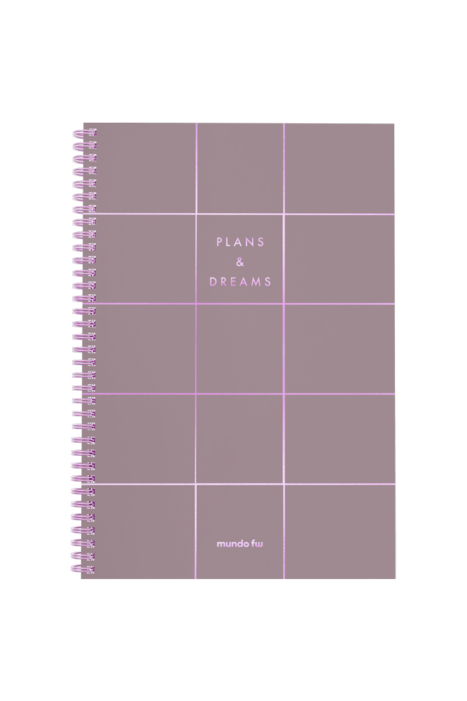 CUADERNO FW A4 SEMIRIGIDO INFINITY BOOK 80 HOJAS RAYADAS NEO PINK