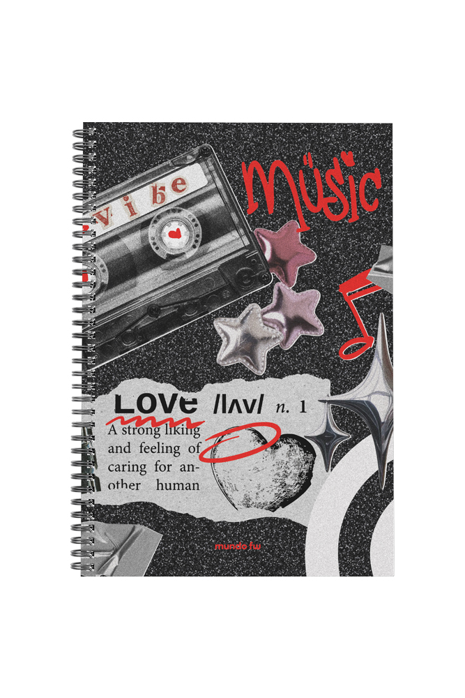 CUADERNO FW A4 SEMIRIGIDO INFINITY BOOK  80 HOJAS RAYADAS GLOW