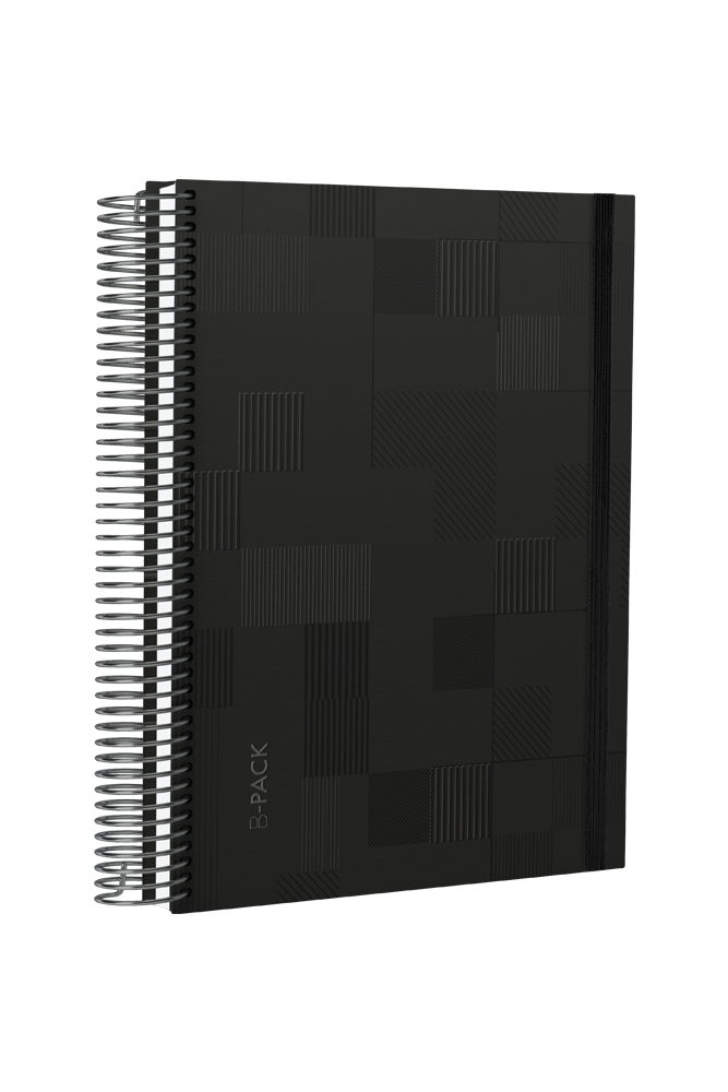CUADERNO FW B-PACK 16X21 INFINITY BOOK PREMIUM 96 HOJAS RAYADAS BLACK