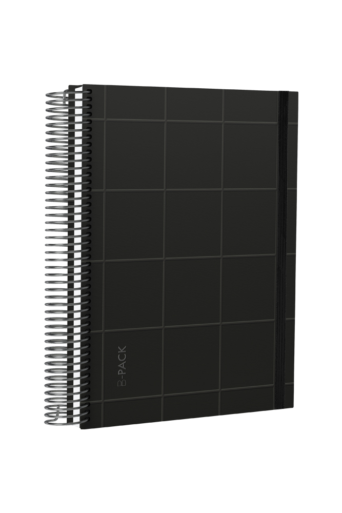 CUADERNO FW B-PACK 16X21 INFINITY BOOK PREMIUM 96 HOJAS RAYADAS BLACK