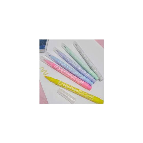 MARCADOR MOOVING PUNTA PINCEL X6 PASTEL