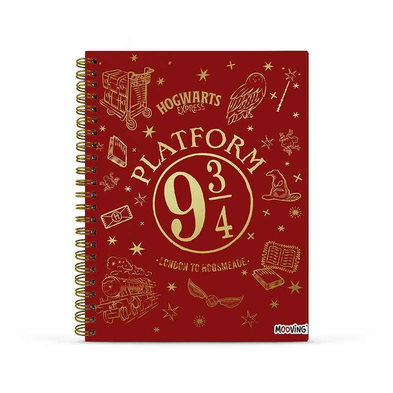 CUADERNO MOOVING A4 T/D 96H HARRY POTTER
