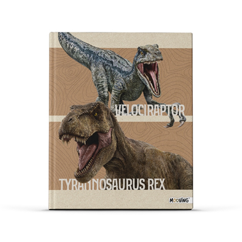 CUADERNO MOOVING 19.5X24 T/D 48H JURASSIC WORLD