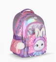 MOCHILA FOOTY ESPALDA 18" NENA CON LED BUNNY