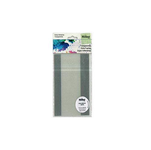 NOTAS ADH. MEMOFIX 135X90MM X25H TRANSPARENTE
