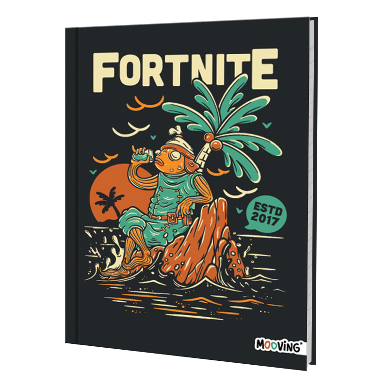 CUADERNO MOOVING 16X21 T/D 48H FORTNITE