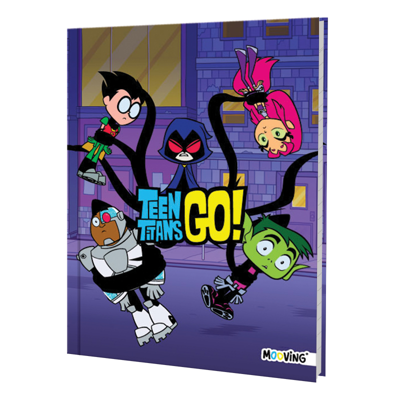 CUADERNO MOOVING 16X21 T/D 48H JOVENES TITANES EN ACC