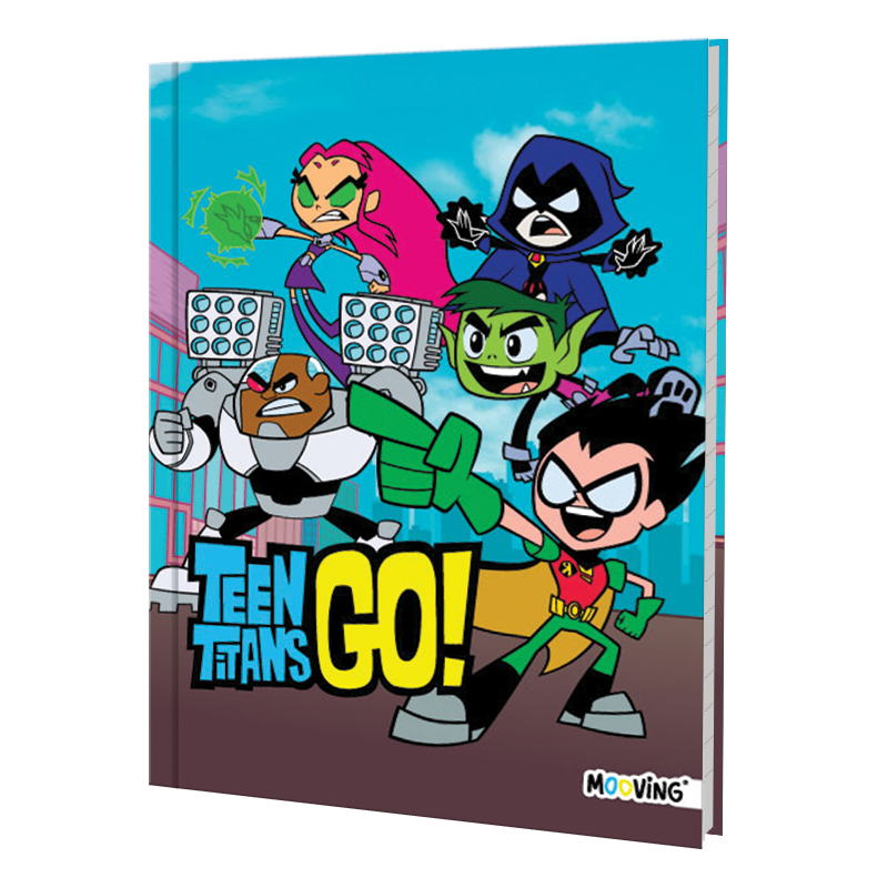 CUADERNO MOOVING 16X21 T/D 48H JOVENES TITANES EN ACC