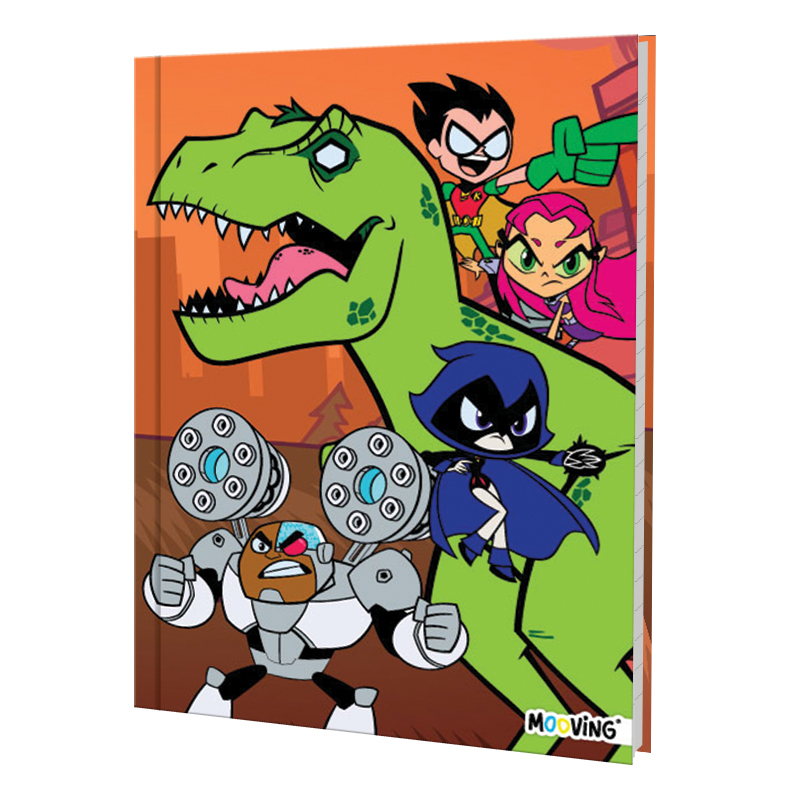 CUADERNO MOOVING 16X21 T/D 48H JOVENES TITANES EN ACC