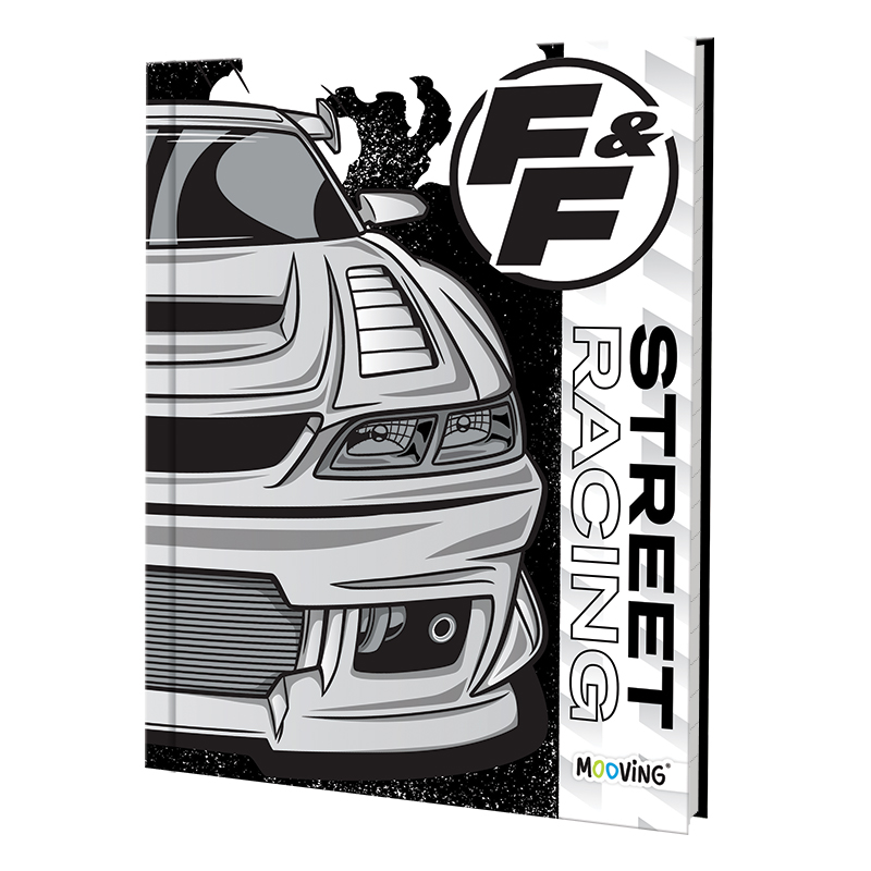 CUADERNO MOOVING 16X21 T/D 48H RAPIDO Y FURIOSO
