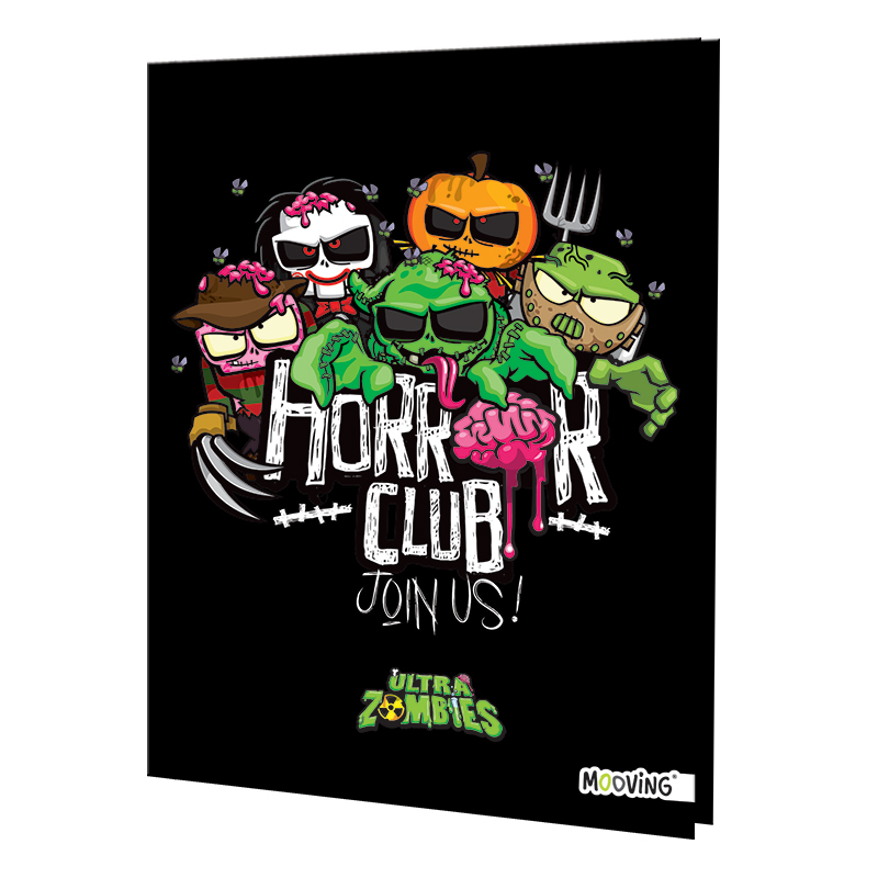 CUADERNO MOOVING 16X21 T/D 48H ULTRA ZOMBIE