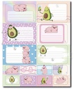 ETIQUETAS RY 1044 VARIOS MOTIVOS X6 + STICKERS