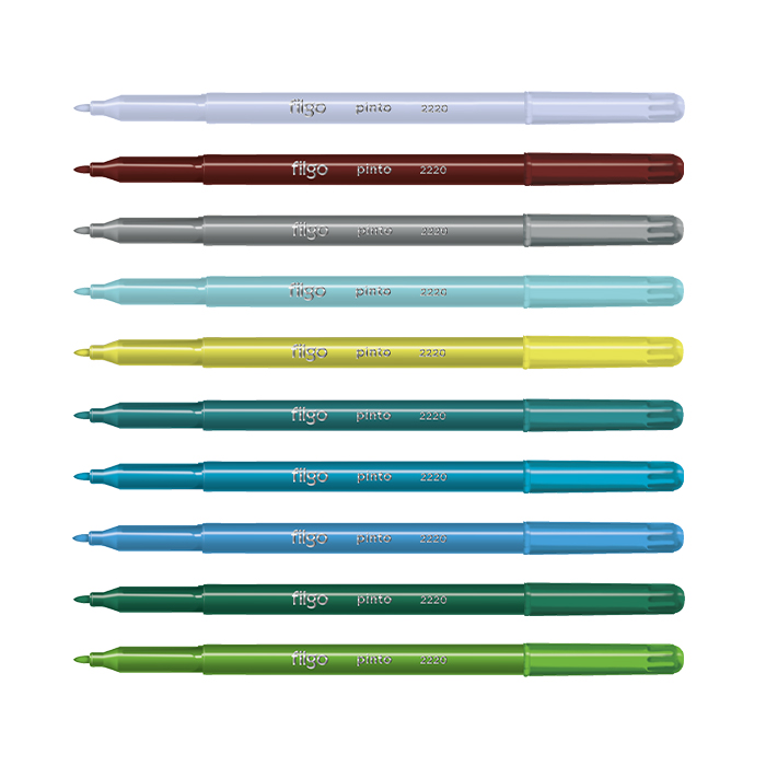 MARCADOR FILGO ESC. CAJA X20 COLORES