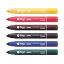 MARCADOR FILGO ESC. JUMBO X 6 COLORES SURTIDOS
