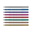 MARCADOR FILGO PINTO CAJA X8 METALIZADOS