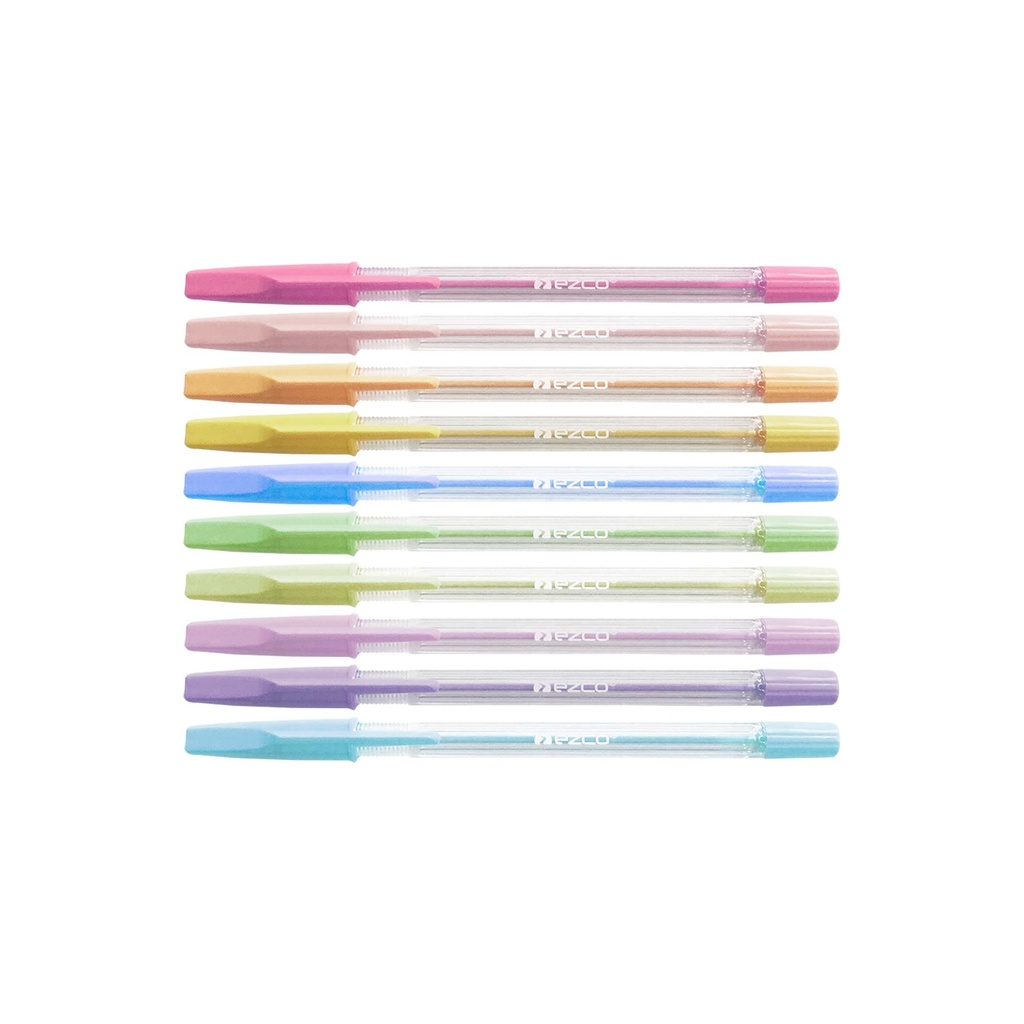 BOLIGRAFO EZCO PASTEL X10