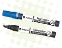 MARCADOR PIZZINI X12 PTA.BISELADA NEGRO