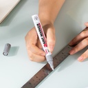 MARCADOR DELI ACRILICO X1 PLATA 2MM