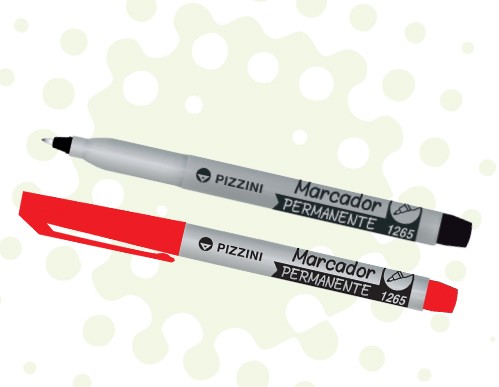 MARCADOR PIZZINI PERMANENTE 0.5MM X10 NEGRO