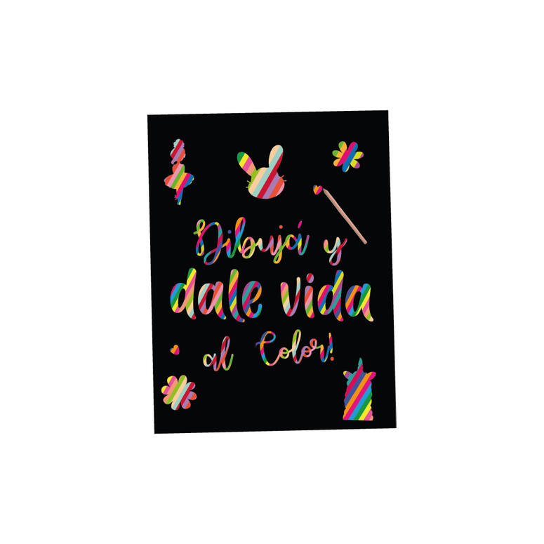 CARTULINA MAGICA RY 1054 14X20 COLORES PASTELES/FLUO