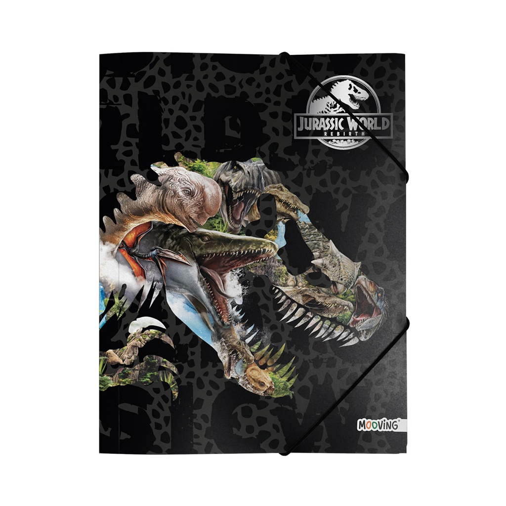 CARPETA 3 SOLAPAS OFICIO MOOVING JURASSIC WORLD