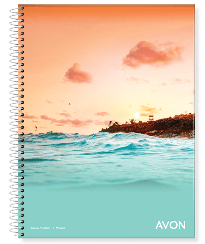 CUADERNO AVON C/ESPIRAL 22X29 84H CUADRICULADO